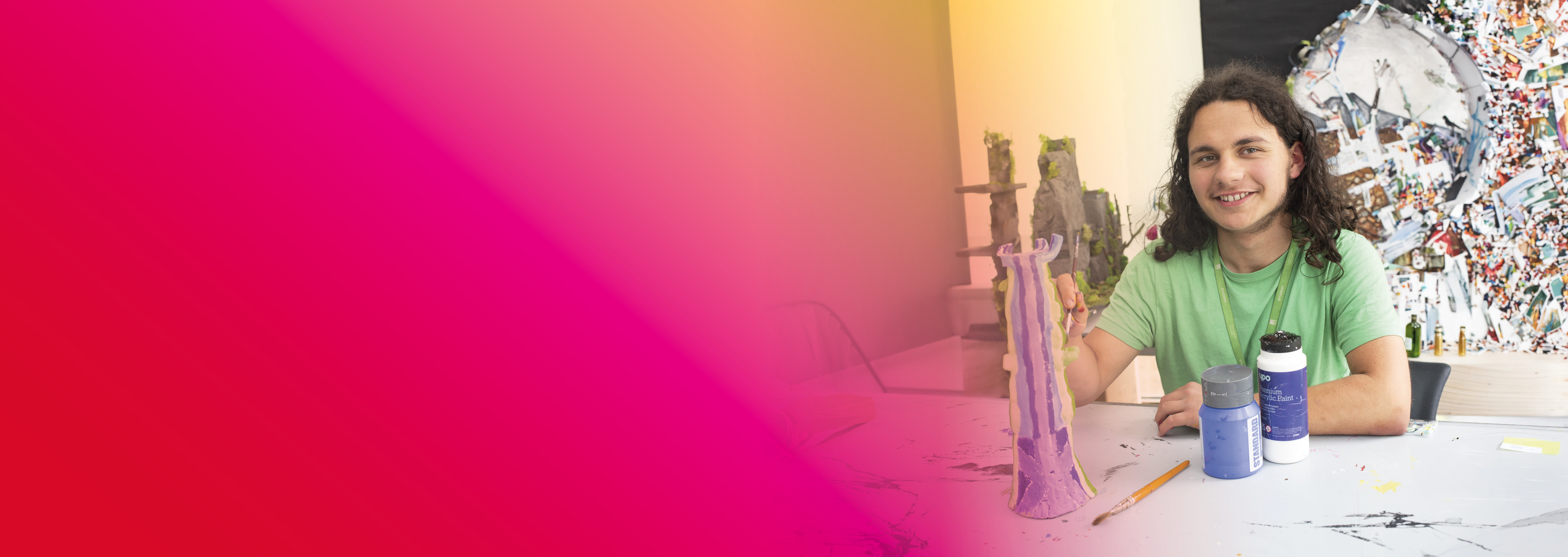 Homepage slideshow Art and Design
